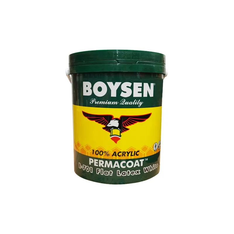 R-PAINT BOYSEN QRT LATEX FLAT WHITE 701